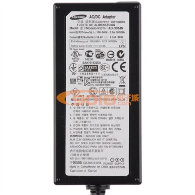 全新原装三星液晶电视显示器电源适配器 AD-3014N 14V/2.14A 30W