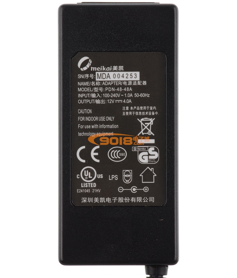 全新原装美凯开关电源适配器 PDN-48-48A 12V4A