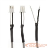 优质音频信号输入/输出单芯屏蔽线 单2PIN插头 线长35CM 1条价