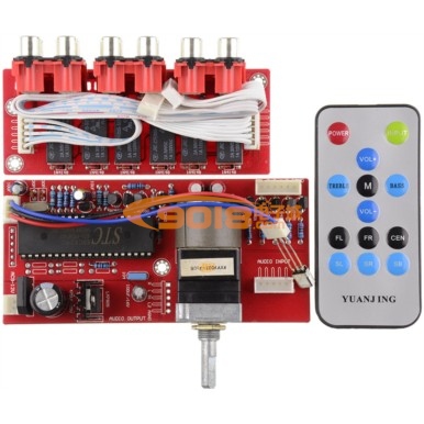 遥控ALPS马达电位器前级板 电子音量控制板 信号切换板