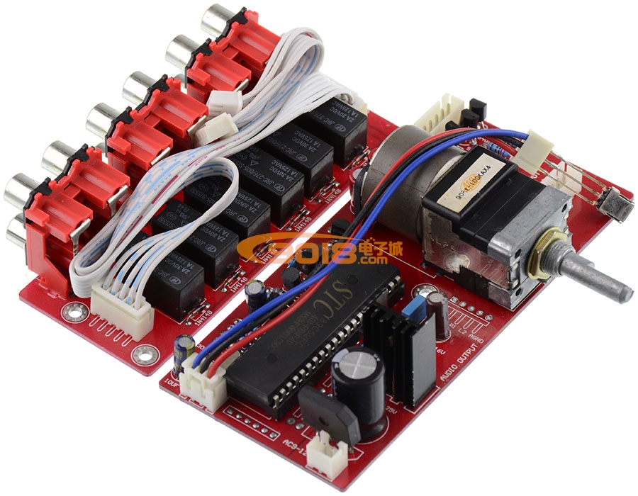 遥控马达电位器前级板 电子音量控制板