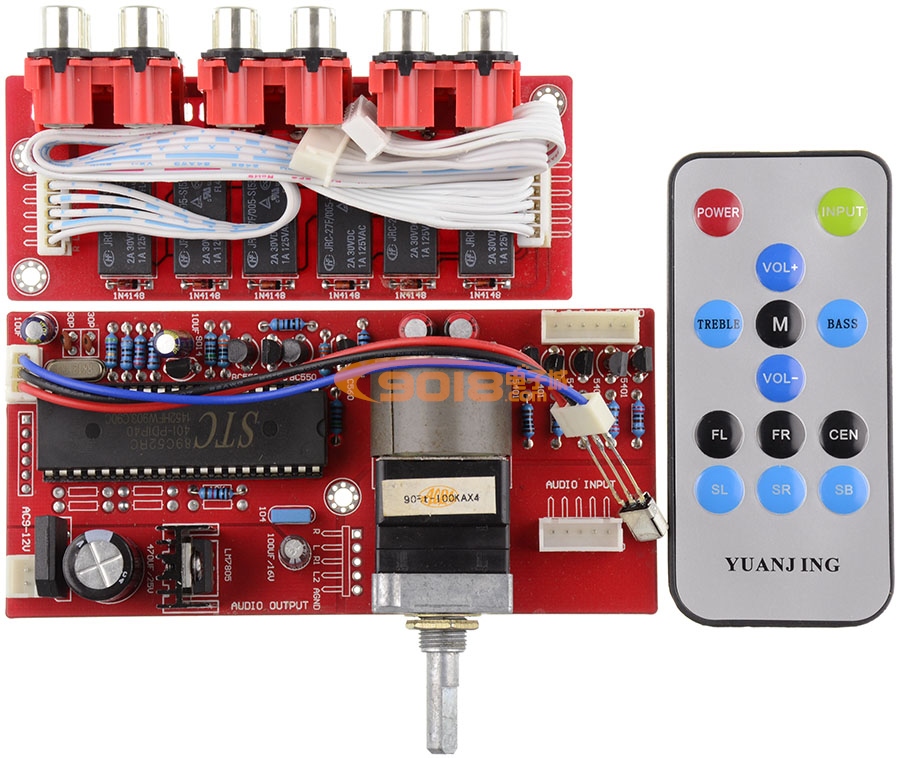 遥控马达电位器前级板 电子音量控制板