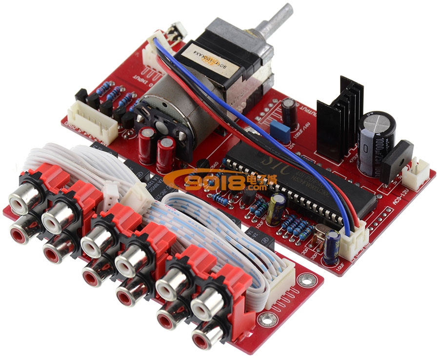 遥控马达电位器前级板 电子音量控制板