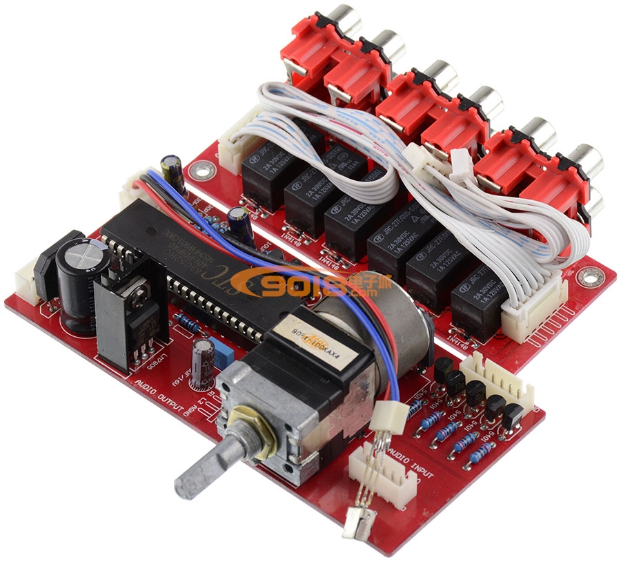 遥控马达电位器前级板 电子音量控制板