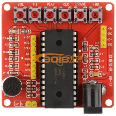 ISD1760芯片60秒语音录放模块（录音/放音电路板）