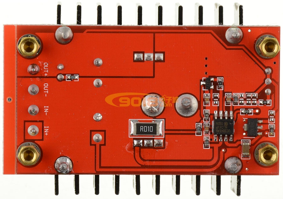 DC12V/150W升压板/DC-DC车载电源模块 输出12-35V可调 笔记本移动电源