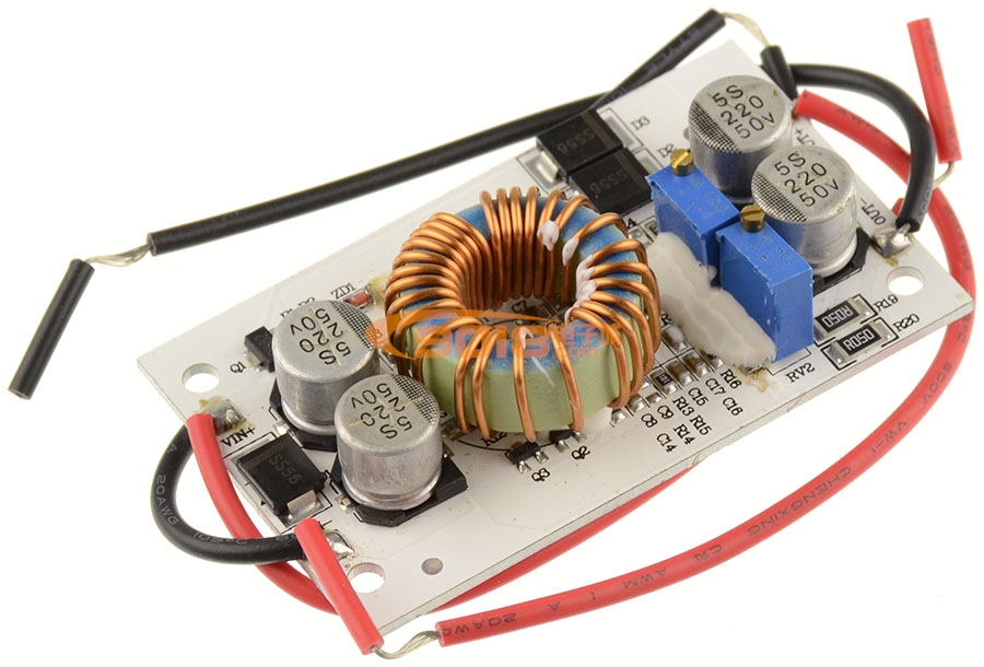DC12V/250W大功率升压恒压恒流电源板/LED电源驱动模块/车载笔记本电源