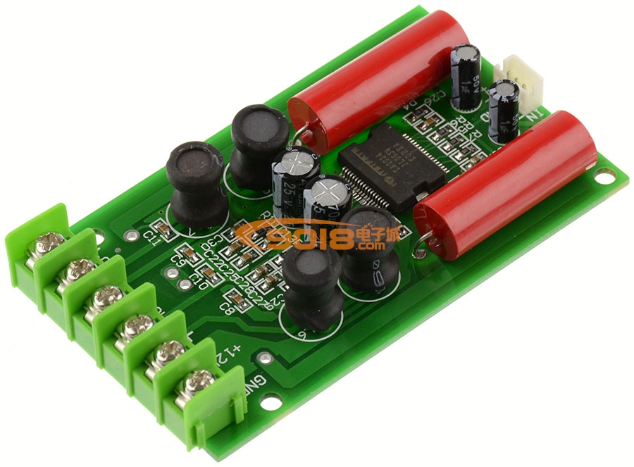 TA2024双声道数字功放板 车载HI-FI功放板 小型汽车功放模块2*15W