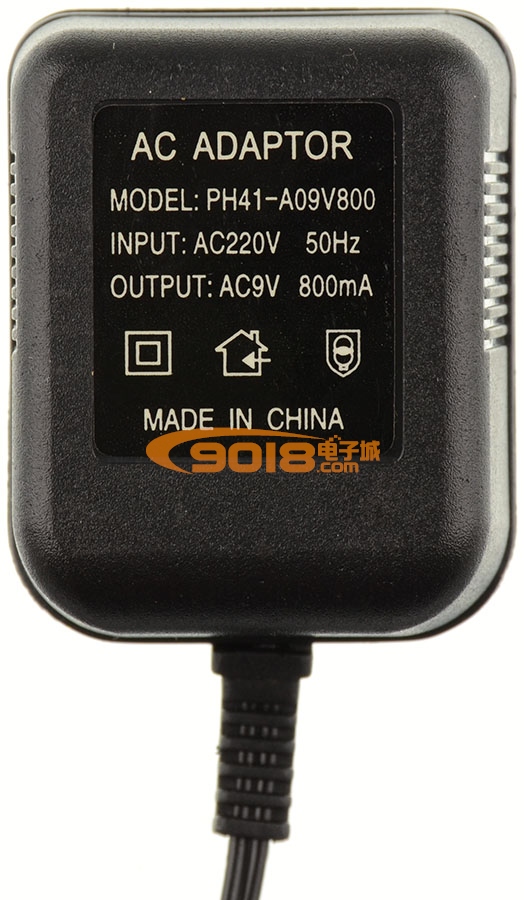 AC220V 50Hz转AC9V 800mA交流电源适配器 线性变压器 AC ADAPTOR