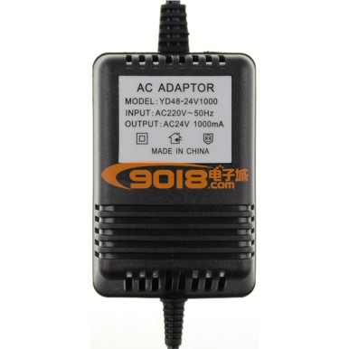 AC220V转AC24V 1000mA=1A交流电源适配器 线性变压器AC ADAPTOR YD48-24V1000