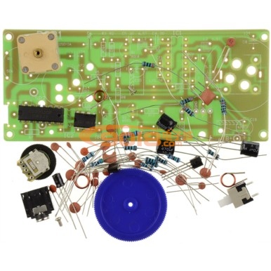 简易全插件FM调频接收板/收音板散件/DIY电子制作套件/教学实训套装元件包