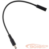 DC5.5/2.1公头插头转USB母座 USB电源母头
