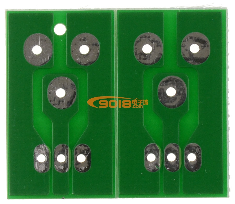 密封型2位RCA莲花座转XH2.54mm 3P插座 转接板/PCB板