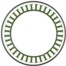 10010盘式无刷电机外转子磁轭钢圈 铁圈 磁钢护套外壳 内径107.2mm*外径110.6*高13mm