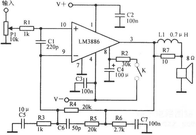 LM3886TF原装进口单60W发烧功放集成电路