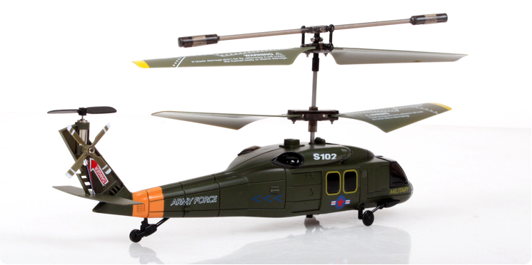 SYMA 司马航模 S102G黑鹰红外线遥控直升机 司马S102G 遥控飞机